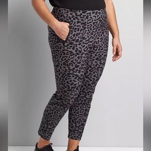 Lane Bryant On The Go Leopard Pants